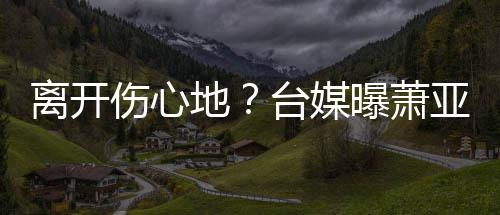 爱巢小1曝萧地男友离开离和台媒亚轩已搬伤心6岁