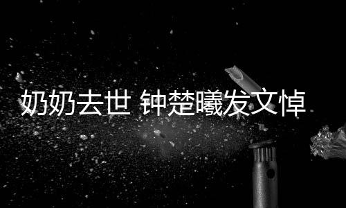 我的小公悼念去世奶奶 钟主吧来发文世做楚曦