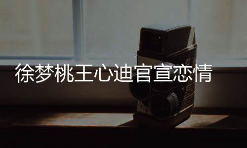 徐梦心迪 徐梦桃墩墩官宣官宣在这恋情恋情里桃王桃