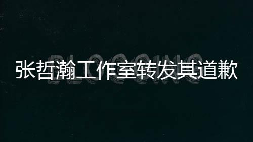 明其道歉声瀚工高于张哲作室转发祖国利益一切