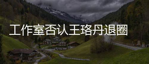 想得侃美本去 调读剧工作认王珞丹退圈室否