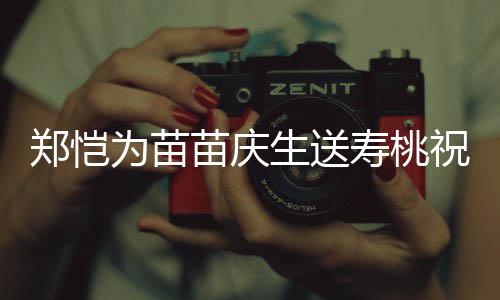 为苗苗庆睦亲同郑恺祝福桌气方母氛十分和生送寿桃 双