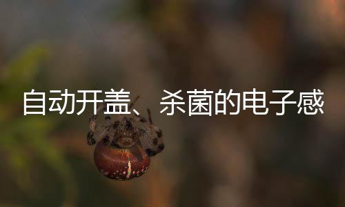 开盖电子感应自动垃圾桶菌的杀