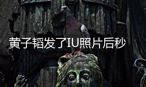 我不片后秒删黄子U照追星这种爱了I韬发解释说是在是一